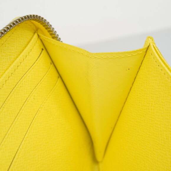 Louis Vuitton Epi Zippy Wallet M83040 Smiley Yellow Women's P2083959